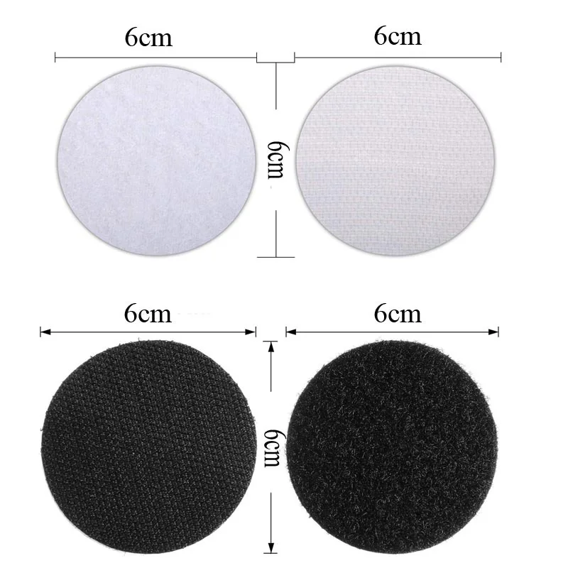 10Pairs Car Carpet Tape Universal Gripper Pad Self Adhesive Car Floor Anti Slip Mat Fastener Tape Fixing Stickers Car Accessory