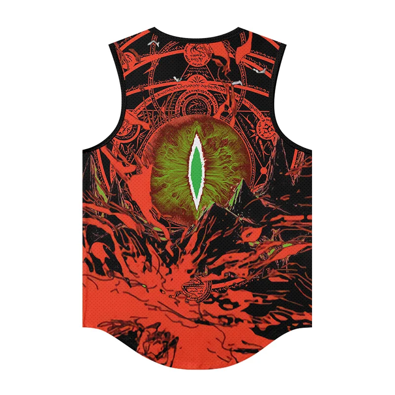 National Fashion Niche Design Sense New Men's Vest Summer Fashion Casual Sports Vest Loose Breathable Sleeveless T-shirt Top