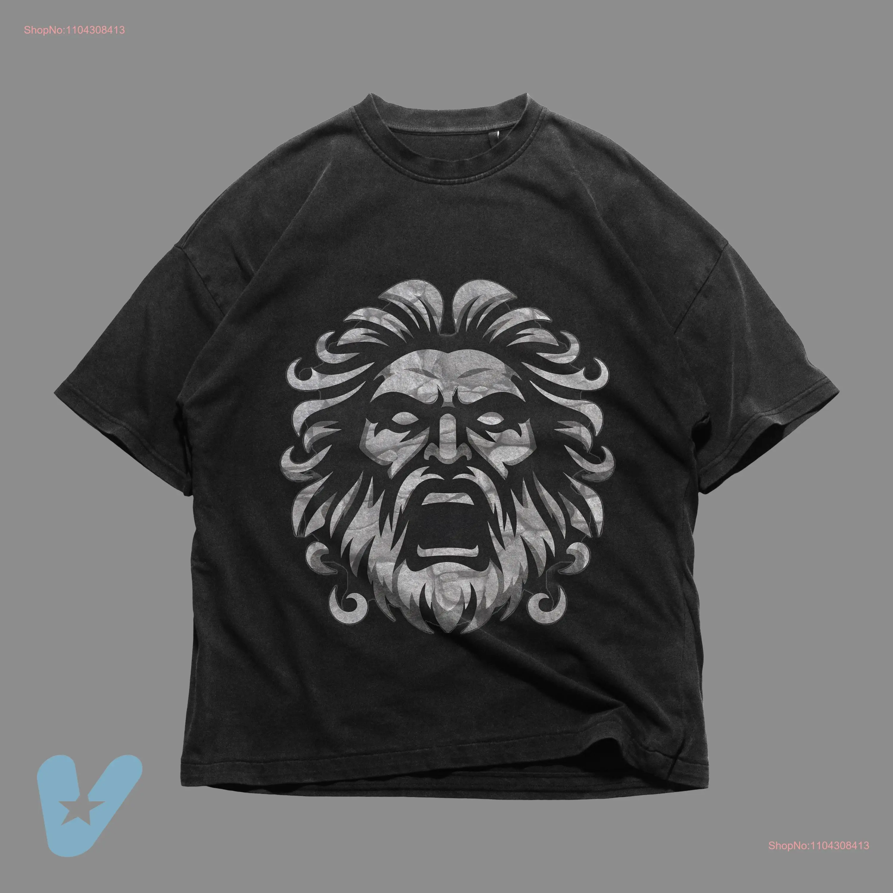 Zeus Head Limited Epic Mythology Inspired T Shirt Ancient Greek God Art Edition Streetwear Vintage long or short sleeves