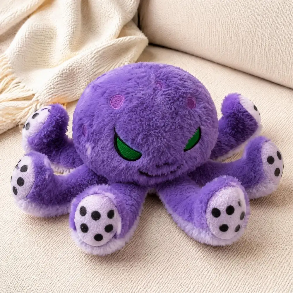 Stuffed Pillow Devil Octopus Plush Toy Soft Stuffed Sea Pillow Eight Tentacle Dark Doll Decor Halloween Christmas Birthday Gift