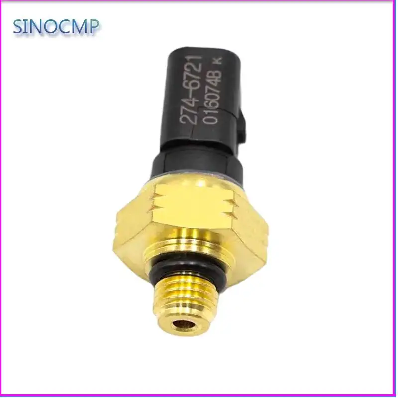 

Common Rail Oil Pressure Sensor Switch 274-6721 2746721 For CAT 320D E320D Hydraulic Engine Excavator Switch Transducer