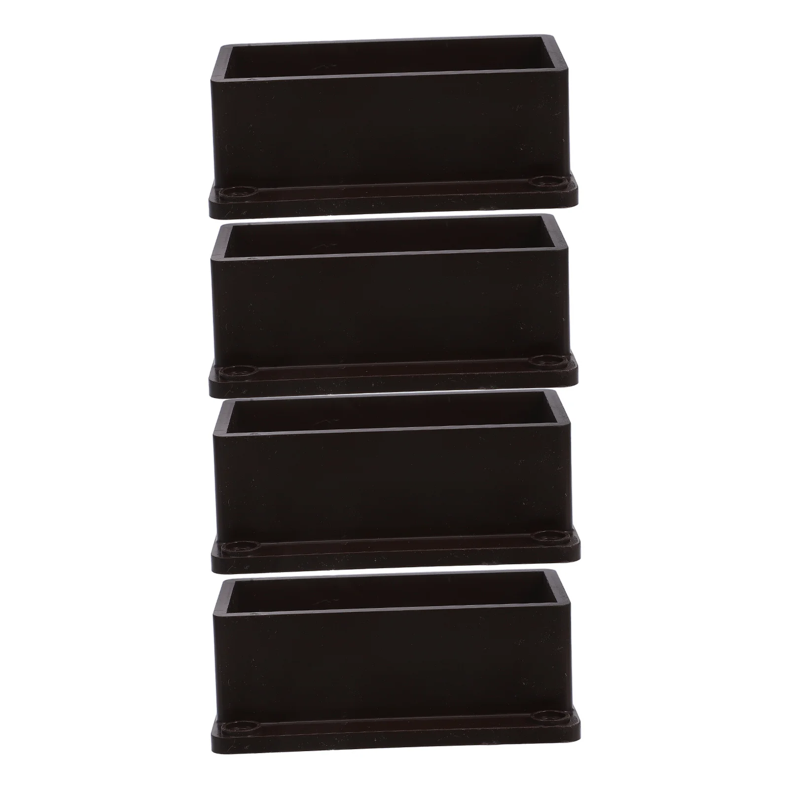 4 قطعة موصلات درابزين سطح السفينة لسياج الخشب حل مريح لترقية أو إصلاح الأسوار مقاومة الطقس قوية #1