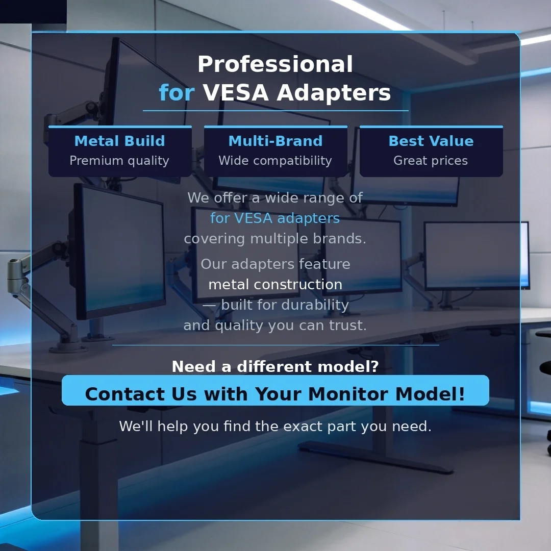 VESA Adapter For DELL Monitor S2216M S2216H S2316H S2316M S2317HJ S2416H S2717Q S2817Q SE2216H SE2416H SE2717H Wall Mount view 3