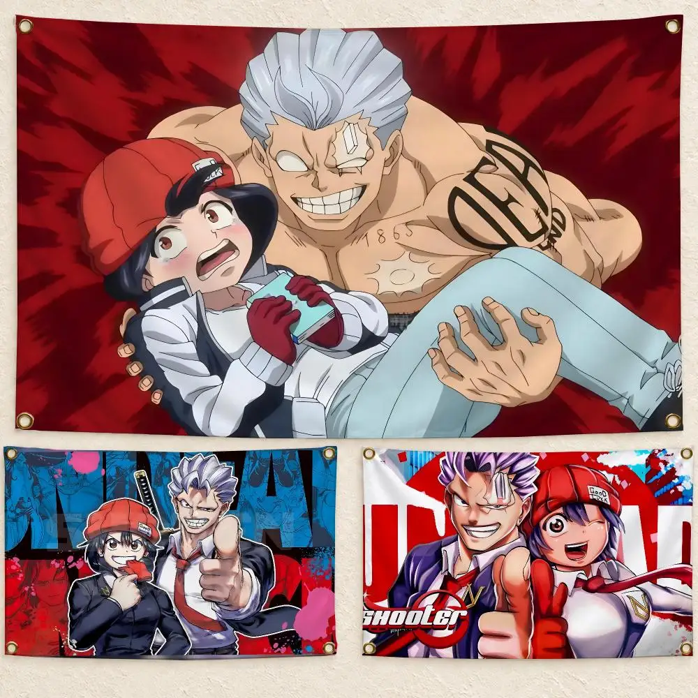 Popular Anime Undead Unluck Flags Wall Hanging Flag Banner Living Room Bedroom Home Decor HD Fabric Aesthetic