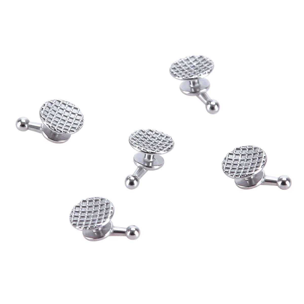 AZDENT 10 Teile/beutel Dental Kieferorthopädische Lingual Tasten Monoblock/Mesh Basis Bondable Metall/Keramik Lingual Taste Accesorios – Detail 3