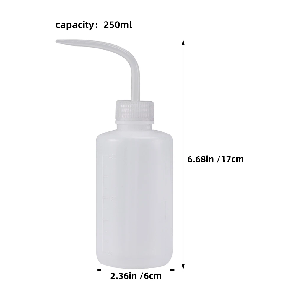 2 шт. регулируемая насадка для выдавливания изогнутой шеи, лабораторный полив растений, дозатор жидкости, прецизионный носик, градуированные маркировки, герметичный полипропилен