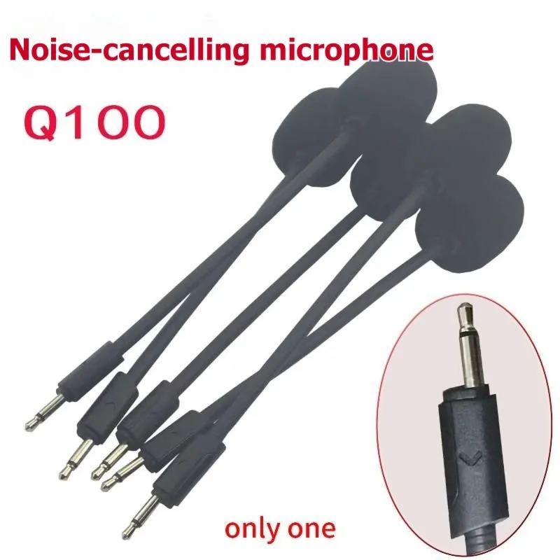 Replacement Microphone Boom Detachable For Q100 Q350 Q360 Q400 Gaming Headsets Headphones 3.5Mm Noise-Canceling Mic