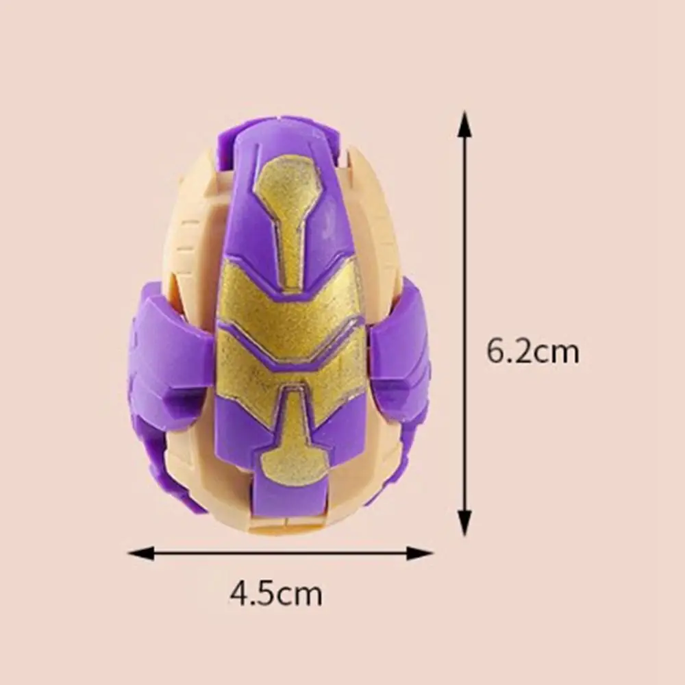 5 قطعة بيض الديناصور البلاستيكي المتحول لون عشوائي متعدد الأنماط محاكاة بيضة الديناصور تشوه بيضة الديناصور #6