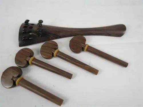 

1set of 4/4 Cello parts,nice rosewood parts (tailpiece&pegs)