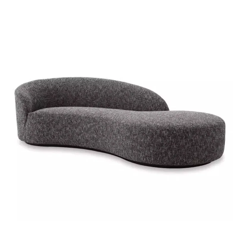 

Nordic simple concubine curved sofa Italian minimalist hotel beauty salon designer furniture special-shaped sofa