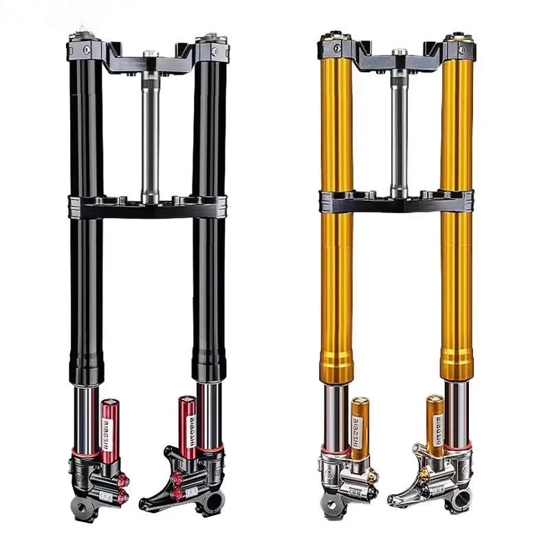 800MM Spacing Inverted Front Shock Absorber for Motorcycle - High Strength & Anti-Clogging Adjustable Suspension
