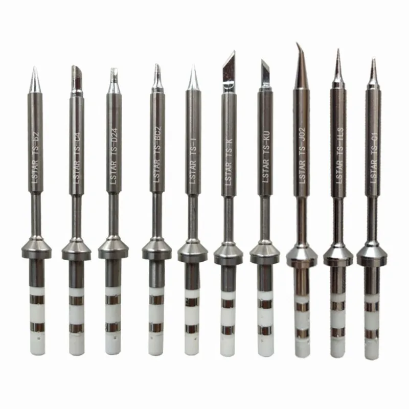 Professional Soldering Iron Tips Set Mini Conical Chisel Electric Soldering Iron Electronic Repair Replacement Welding Tips