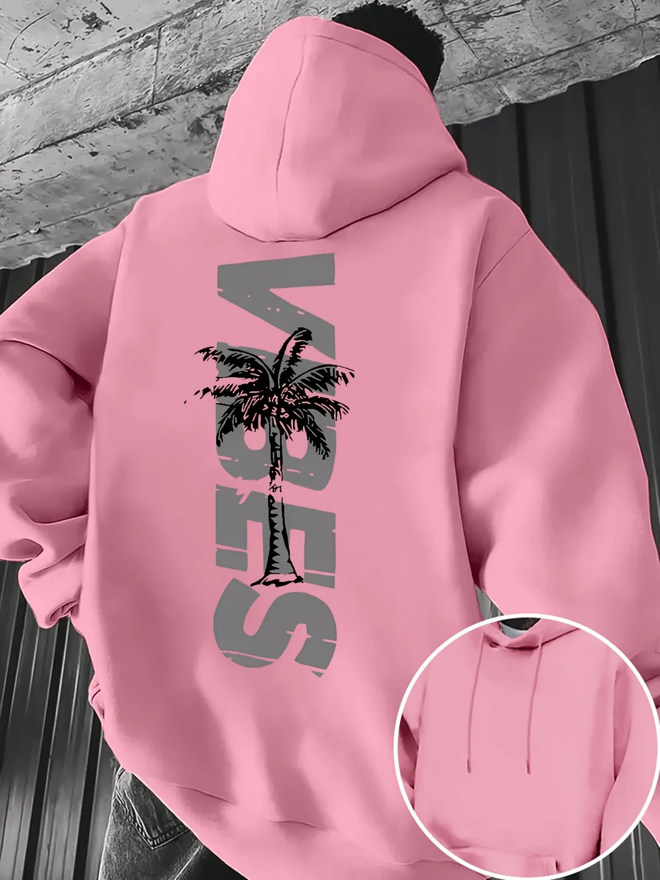 

Men's Graphic Hoodie - Adjustable Drawstring, Kangaroo Pocket, Perfect for All Seasons, Regular Fit, Relaxed Pullover