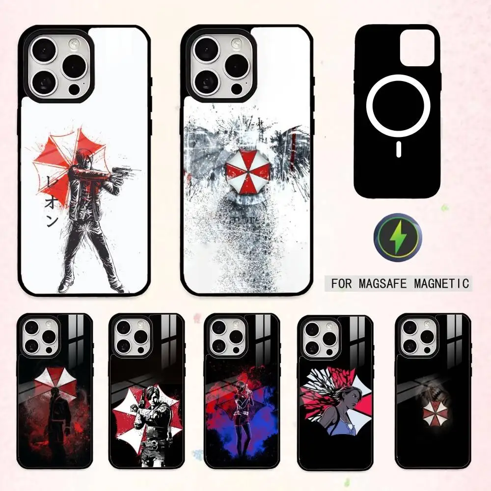 R-RESIDENT GAME E-EVILS  Phone Case For iPhone17,16,15,14,13,12,11 Plus,Pro Max Magnetic For Magsafe Wireless Charging