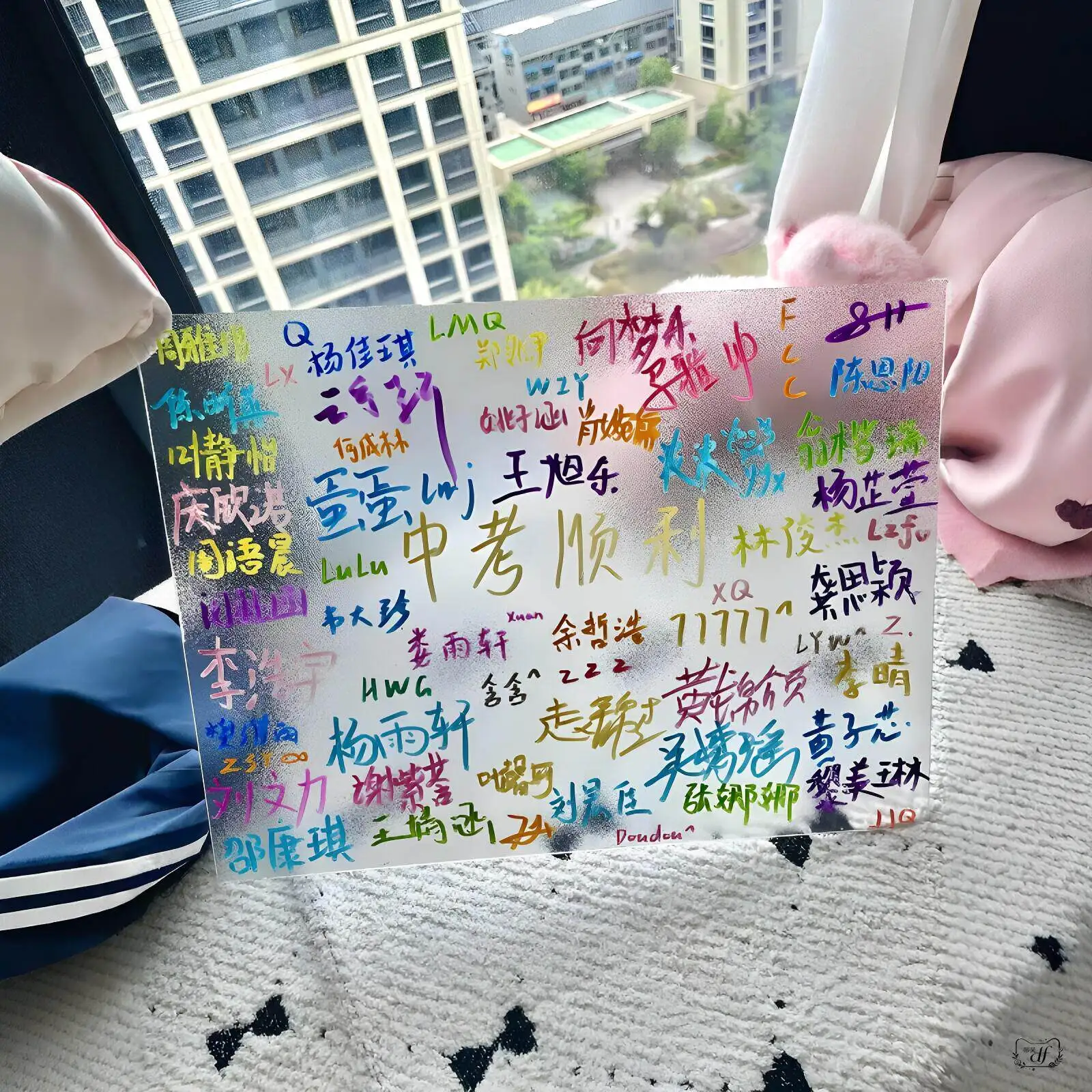 卒業祝い-クリエイティブな落書き-diy-アクリルボード-記念サイン装飾-透明カラー-汎用タイプ