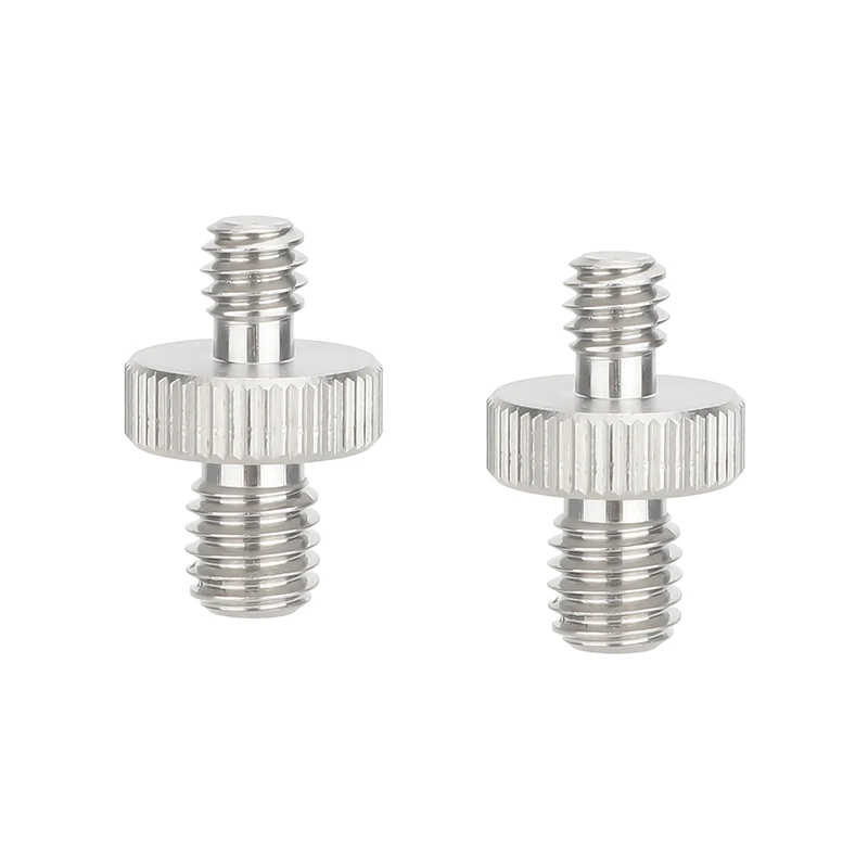 CAMVATE-كاميرا برغي حزمة ، M8 ذكر إلى 1/4 "، مزدوج نهاية الموضوع محول ، الفولاذ المقاوم للصدأ للكاميرا تلاعب ، ترايبود جبل ، 2 قطعة ، 5 قطعة