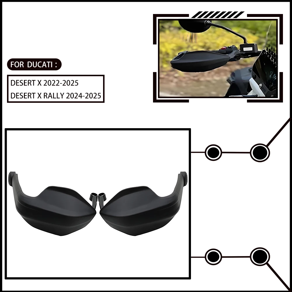 Suitable for Ducati Desert X 2022-2025 Rally 2024-2025 motorcycle accessories handlebar protection cover brake protection cover
