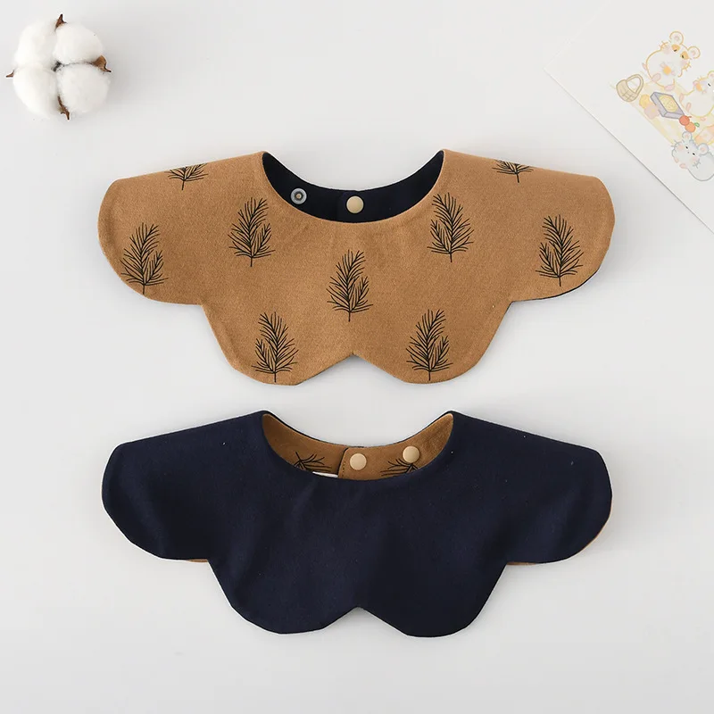 

1 шт. Новые хлопковые слюнявчики для новорожденных в пасторальном стиле с цветочным узором, бандана-платок для мальчиков и девочек, полотенце для вытирания слюны