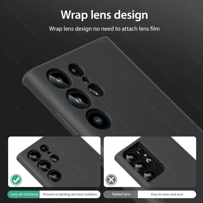 حافظة من السيليكون السائل لهاتف Magsafe لهاتف سامسونج جالاكسي S24 S22 S21 S23 Ultra Plus Fe غطاء خلفي مغناطيسي مقاوم للصدمات