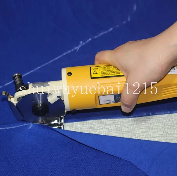 Electric Cloth Cutter Fabric Round Knife Cutting Machine YJ-70A type Blade Diameter 70mm ,2400R Max Cutting Thickness 25MM 220V