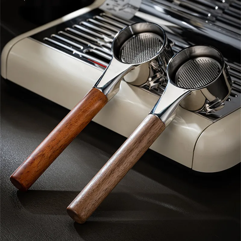 M10 Screw Wood Coffee Portafilter Walnut/Rosewood Handle Replacement for Espresso Coffee Machine Cafe Tools Accessories