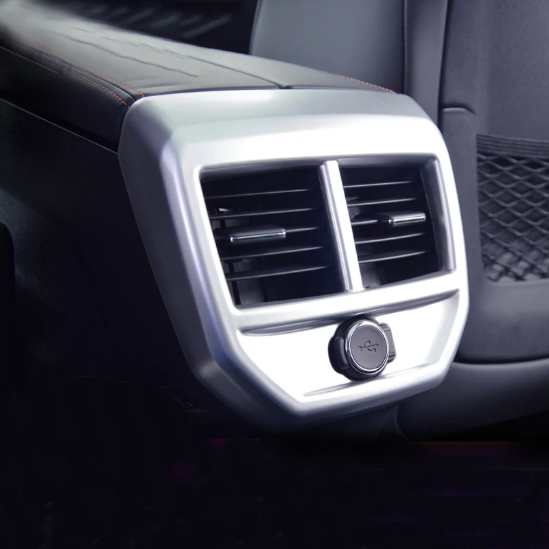 For Peugeot 3008 5008 GT 2016 2017 2018 2019 2020 2021 2022 2023 Hybrid Car Rear Air Conditioning Vent Outlet Cover Trim Sticker