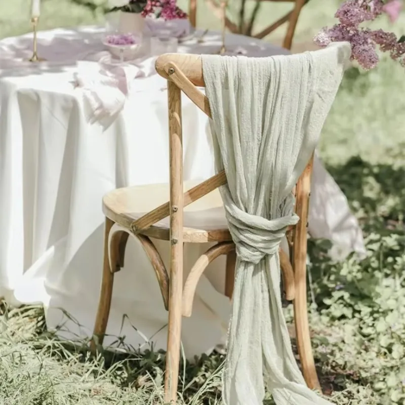 Classic High Quality Hotel Furniture Royal Fancy Cross Back Event Plastic Wood Banquet Wedding Chair