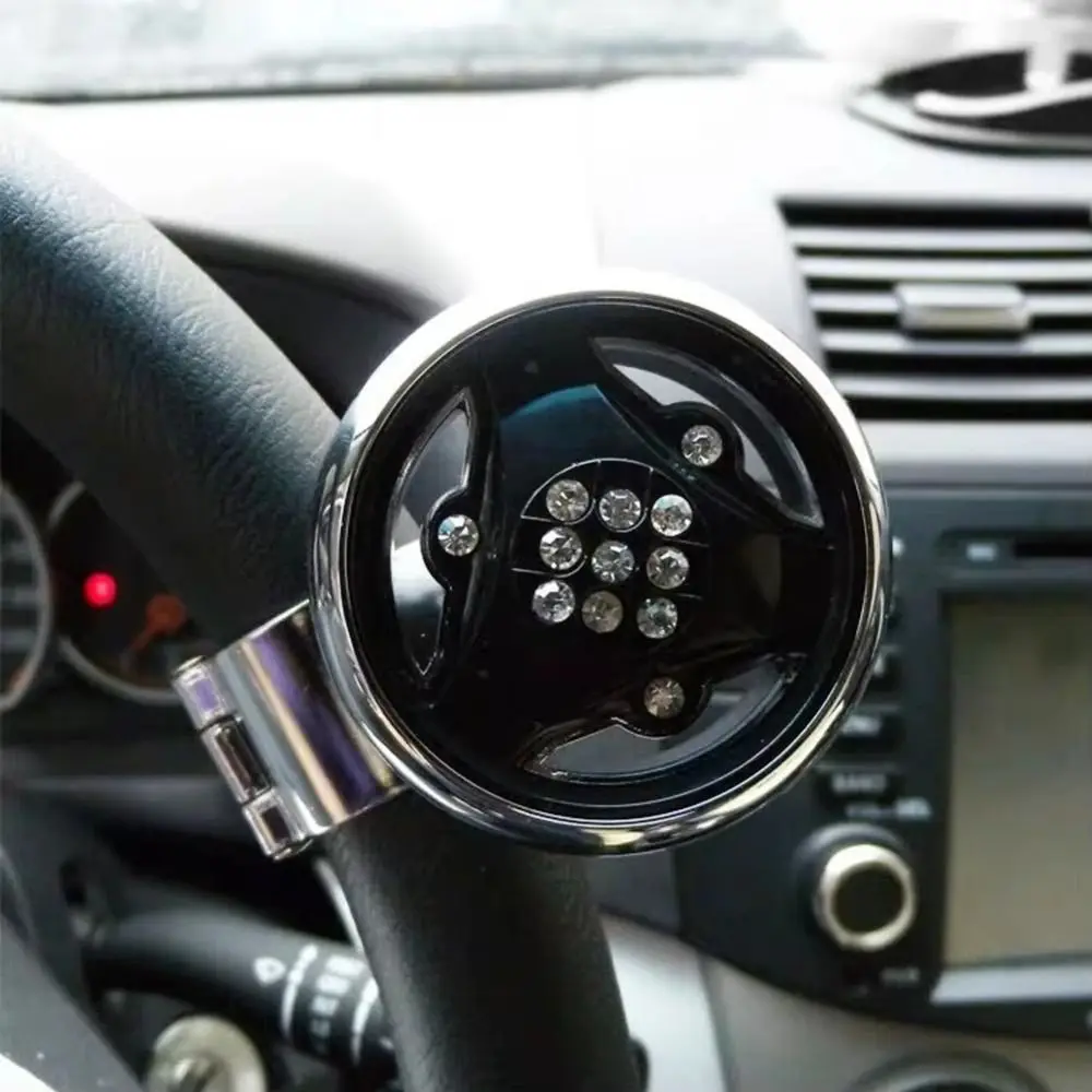 Universal ABS Steering Wheel Spinner Knob Rotating Car Turning Steering Wheel Ball Handle Adapter Car Accessories Automobile