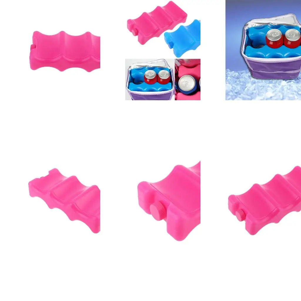 Fashion for Fresh Storage Gel Freezer Ice Blocks Reusable Cool Cooler Pack