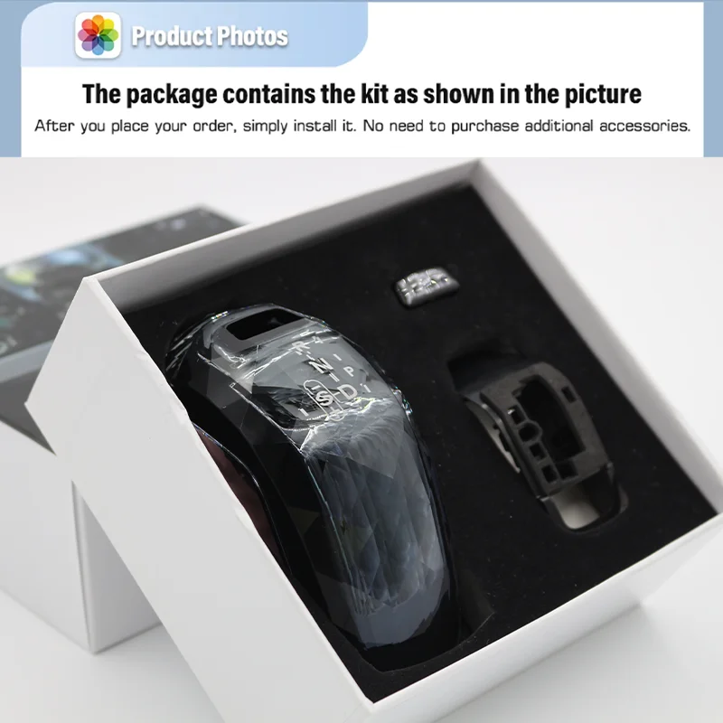 For Range Rover Sport 2014-2017 Crystal Gear Shift Knob Psychedelic Crystal Gear Handl gear shift knob gear rod