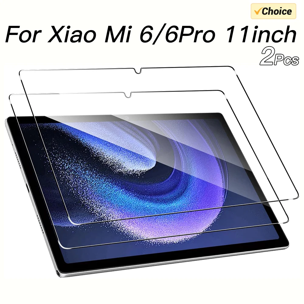 

2 шт. закаленного стекла для Xiaomi Pad5 6Pro 11-дюймового 6 Max стеклянного защитного экрана планшета