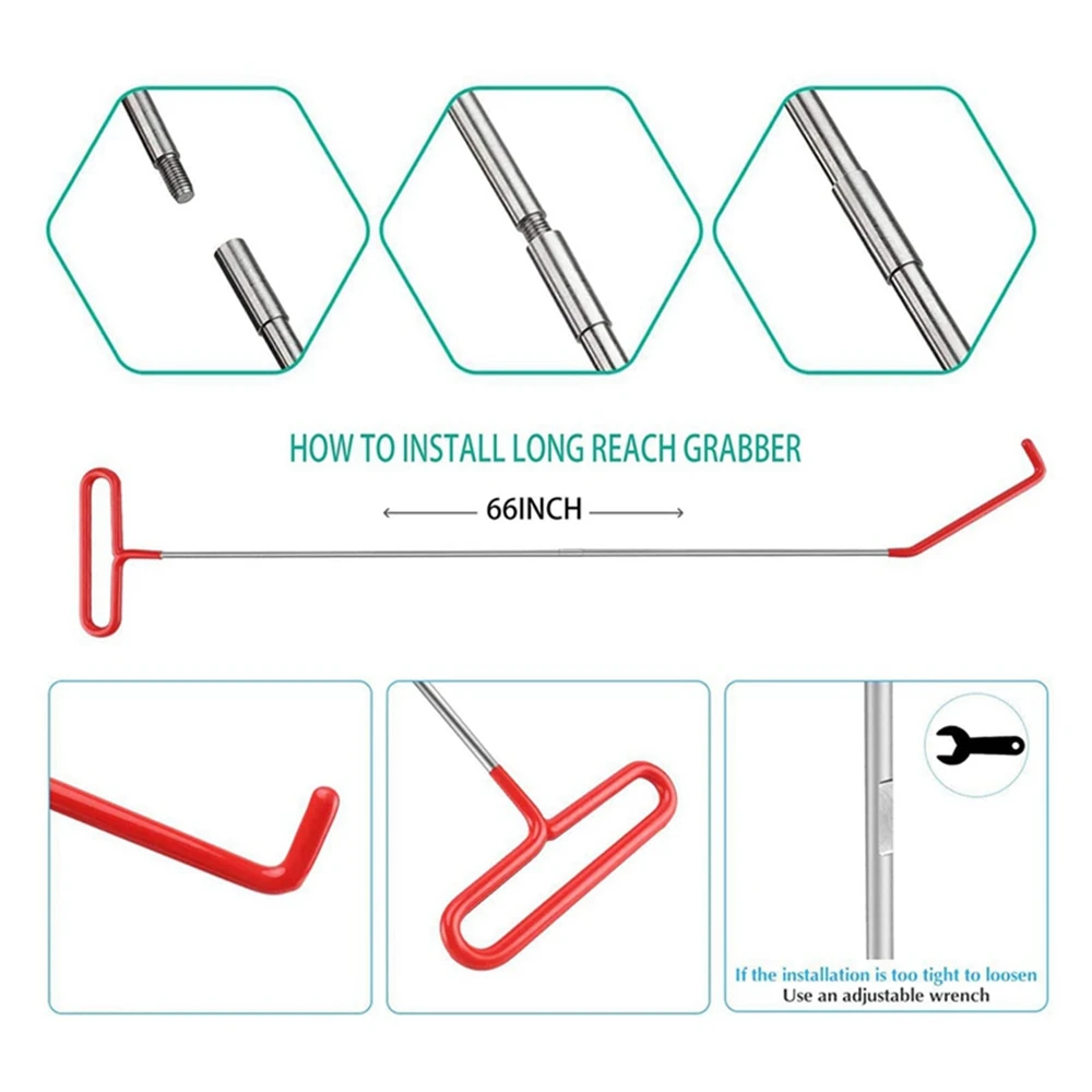 Imagem -06 - Porta do Carro Abrir Desbloquear Tool Kit Cunhas de Emergência Universal Bomba de ar Bloqueio para Veículos 14 Pcs