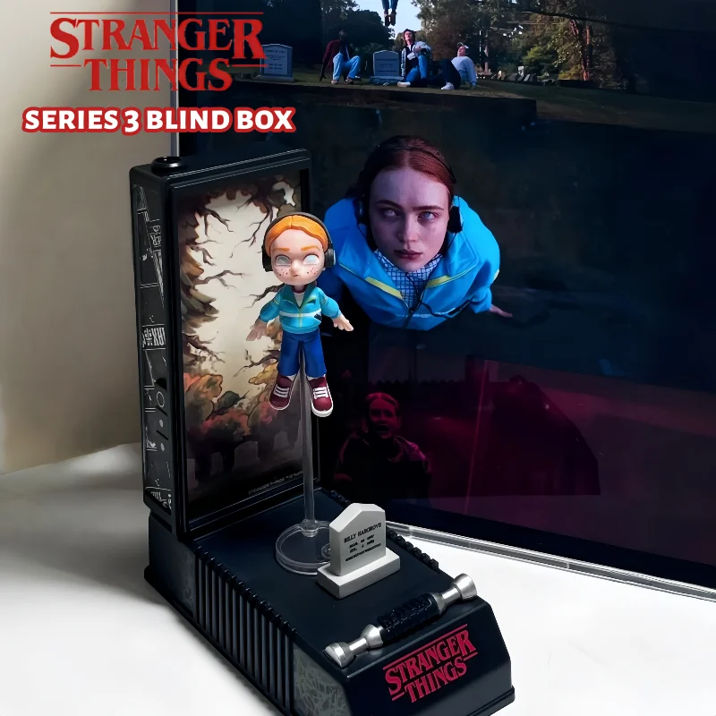 Stranger Things-cápsula al revés serie 3, caja ciega, figura de Anime Original, modelo coleccionable de PVC, regalo misterioso Max Eleven Merch
