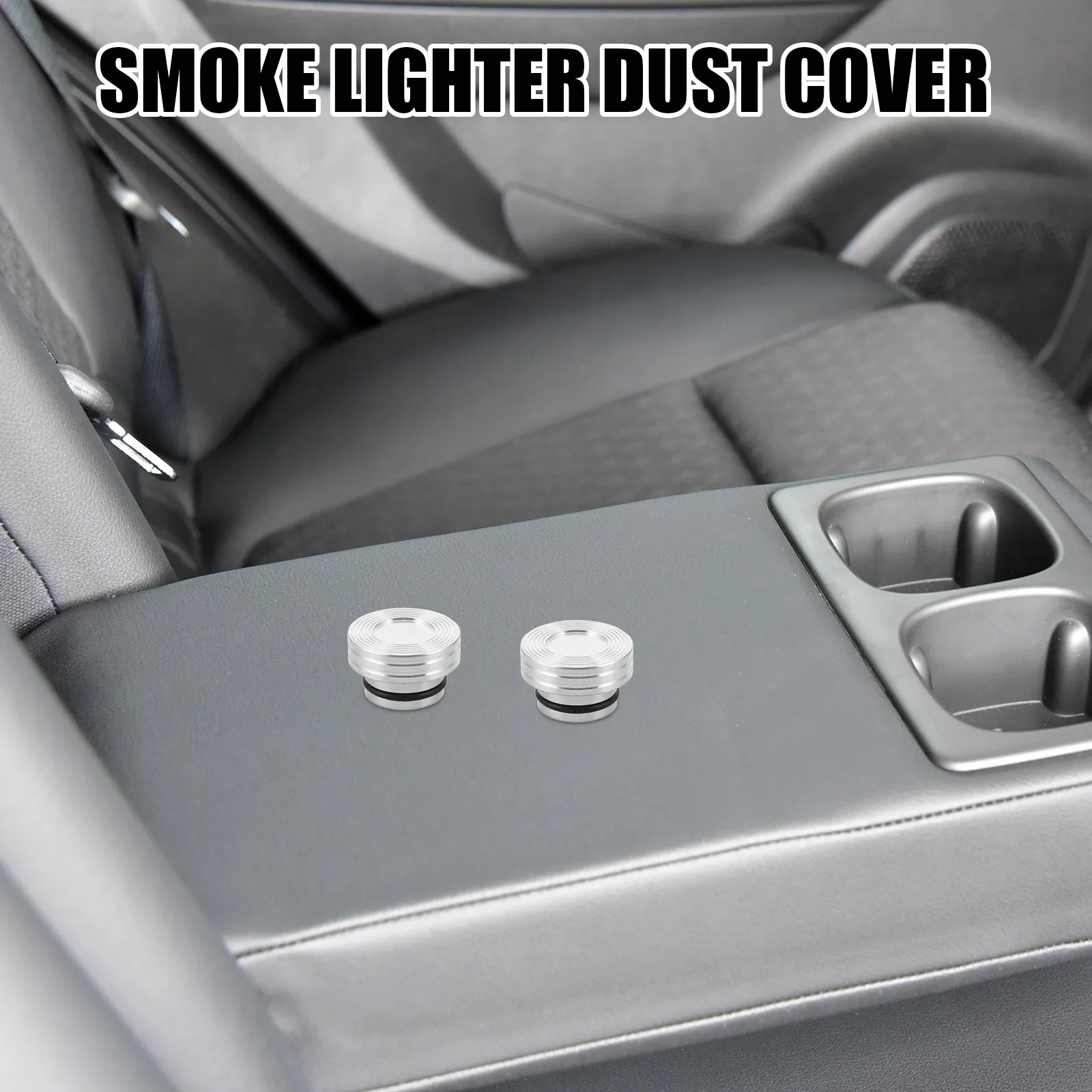 2Pcs Car Cigarette Lighter Plug Cover Dustproof Waterproof Socket Cap for Auto Boat Truck Interior Accessories Lighter Socket