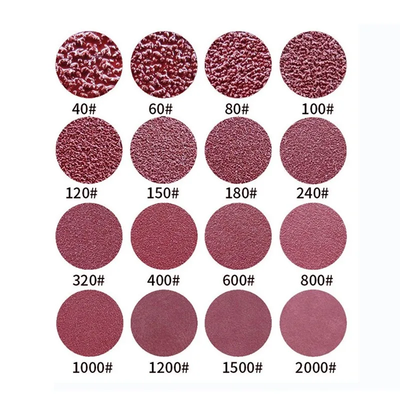 4/5/7Inch Sanding Discs Hook & Loop Adhesive Sandpaper 40-2000 Grit Sanding Paper Disc for Abrasive Drill Grinder Rotary Tools
