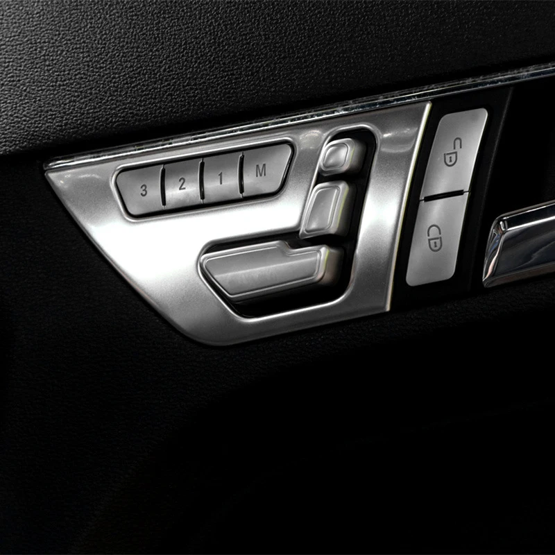 

For Mercedes Benz E Class Coupe W207 C207 2010 2011 2012 2013 2014-2016 Car Door Inner Handle Trim Strips Seat Adjustment Panel