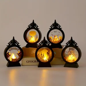 Korku, Cadılar Bayramı, LED, rüzgar, ışık, fener, hayalet, Kabak, Taşınabilir Bar, Masaüstü süsleme, Cadılar Bayramı dekor sahne, parti malzemeleri 8 en çok satılan-hayalet lamba-no. 8