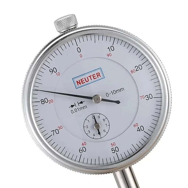 0-10mm/0.01mm Mechanical Indicator Gauge Dial Indicator With Lug Back Precision Measurement Gauge Percentimeter