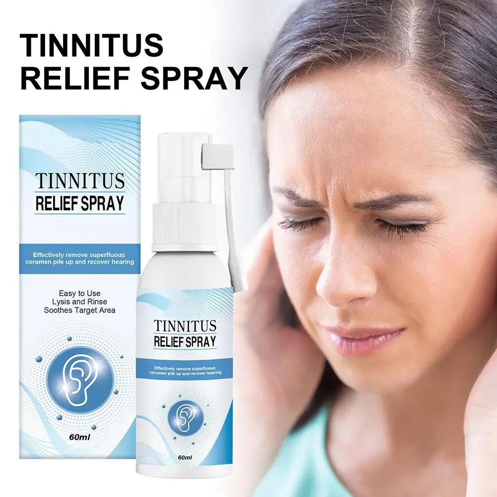 Tinnitus Ear Spray Deafness Anti Cochlear Earwax Blockage Swelling Cleaning Relief Treatment Earache Care Itching Acute Oti J4Q1