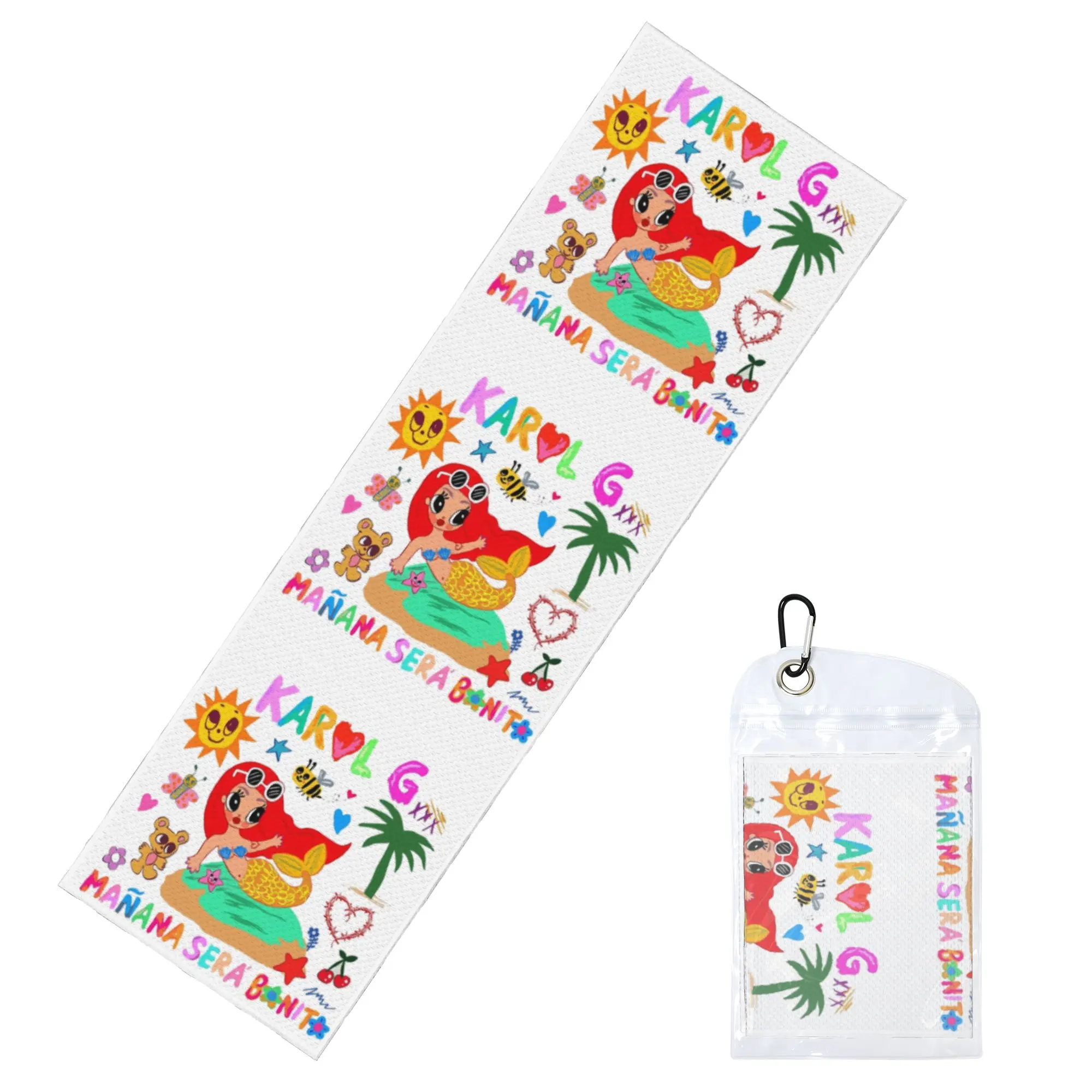 Cold Exercise Towel Manana Sera Bonito Karol G Beach Sports Yoga Towel Camping Towel Refreshing Sports Scarf Face Towels