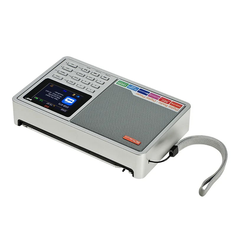 

Excellent-GTMEDIA D2 Portable Radio FM/DAB+ Digital Radio With RDS, 2.4'' LCD Display, 60 Preset Stations, Enhanced Reception
