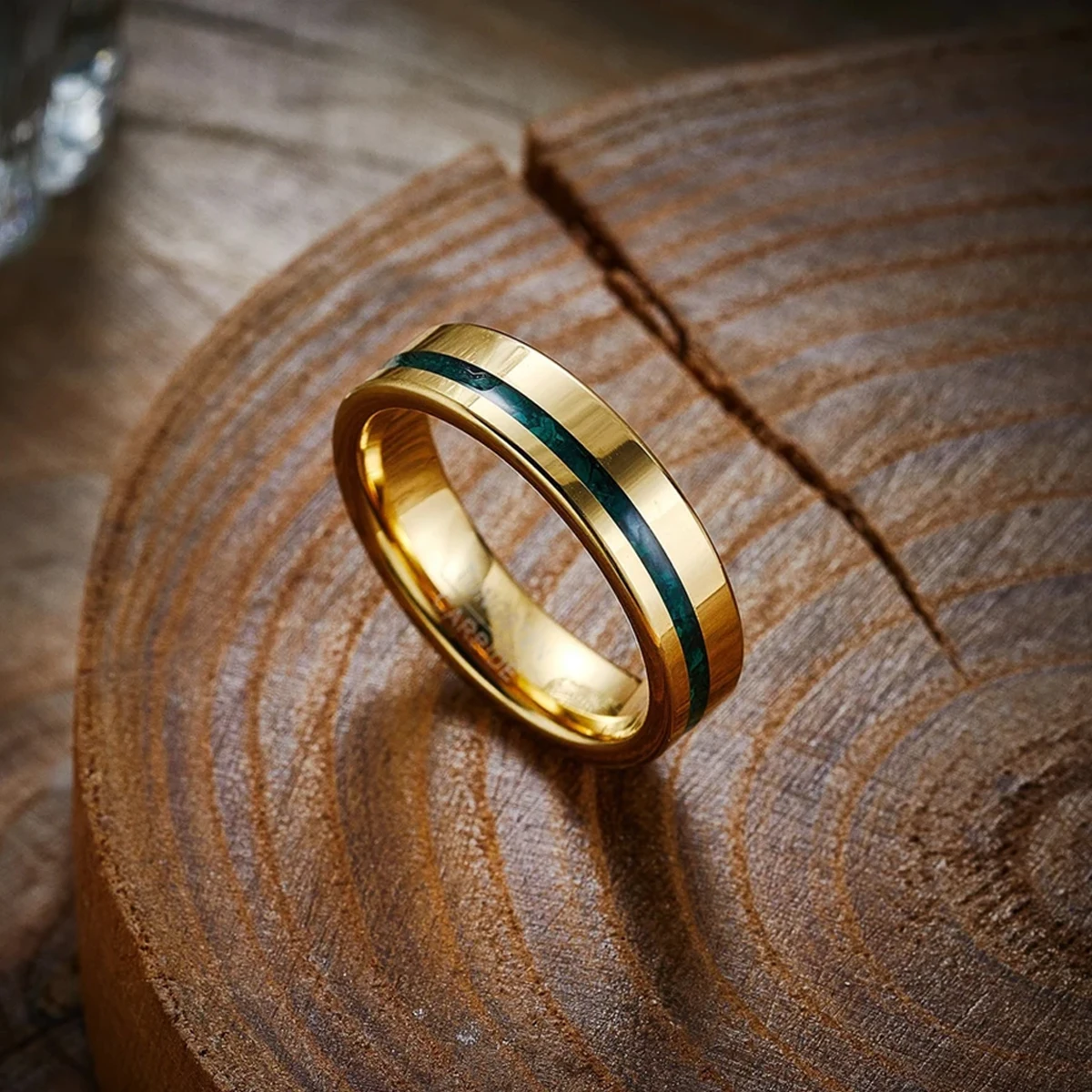 

tungsten carbide ring for man anillos bague homme pareja de compromiso fashion jewelry wedding bands Malachite engagement rings