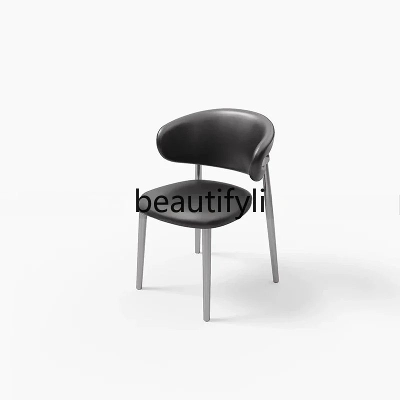 X Card seat sofa commercial wall bench, dining room chair stainless steel table and chair combination