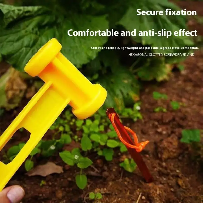 1PC Outdoor Ultra-light Portable Ground Hammer Plastic PE Hammer Camping Canopy Tent Hammer Camping Tool With Diverse Uses view 5