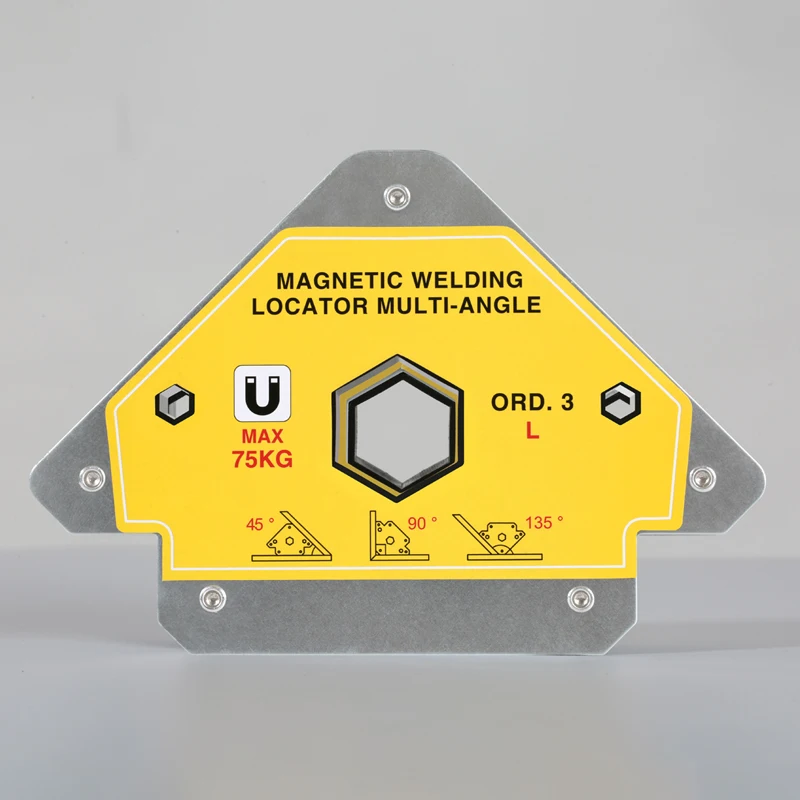 Único interruptor multi-ângulo magnético soldagem titular, forte em off neodímio ímã soldagem braçadeira, ORD.3