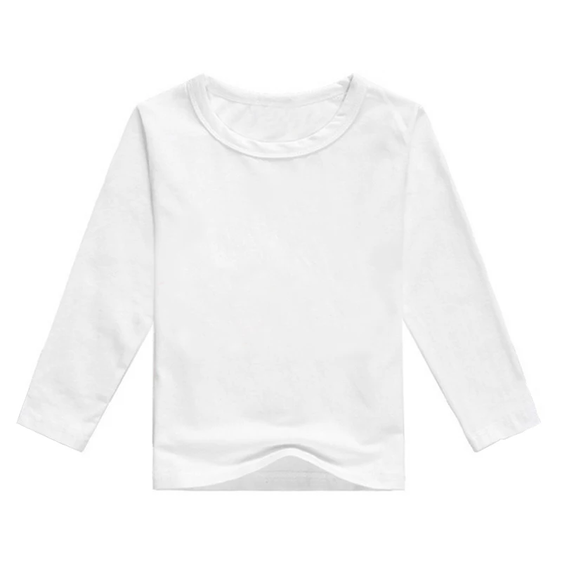 Kids Long Sleeve T Shirt Baby Custom Your Own Design T-Shirt Boys/Girls DIY Clothes,Contact With Seller First