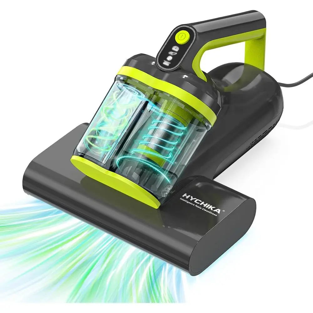 

УФ-пылесос для кроватей, мощность всасывания 16 кПа, 140 ° Функция подогрева, сверхвысокая мощность, HEPA-фильтр, для кровати, дивана, детской кроватки (проводной, 4.5А)