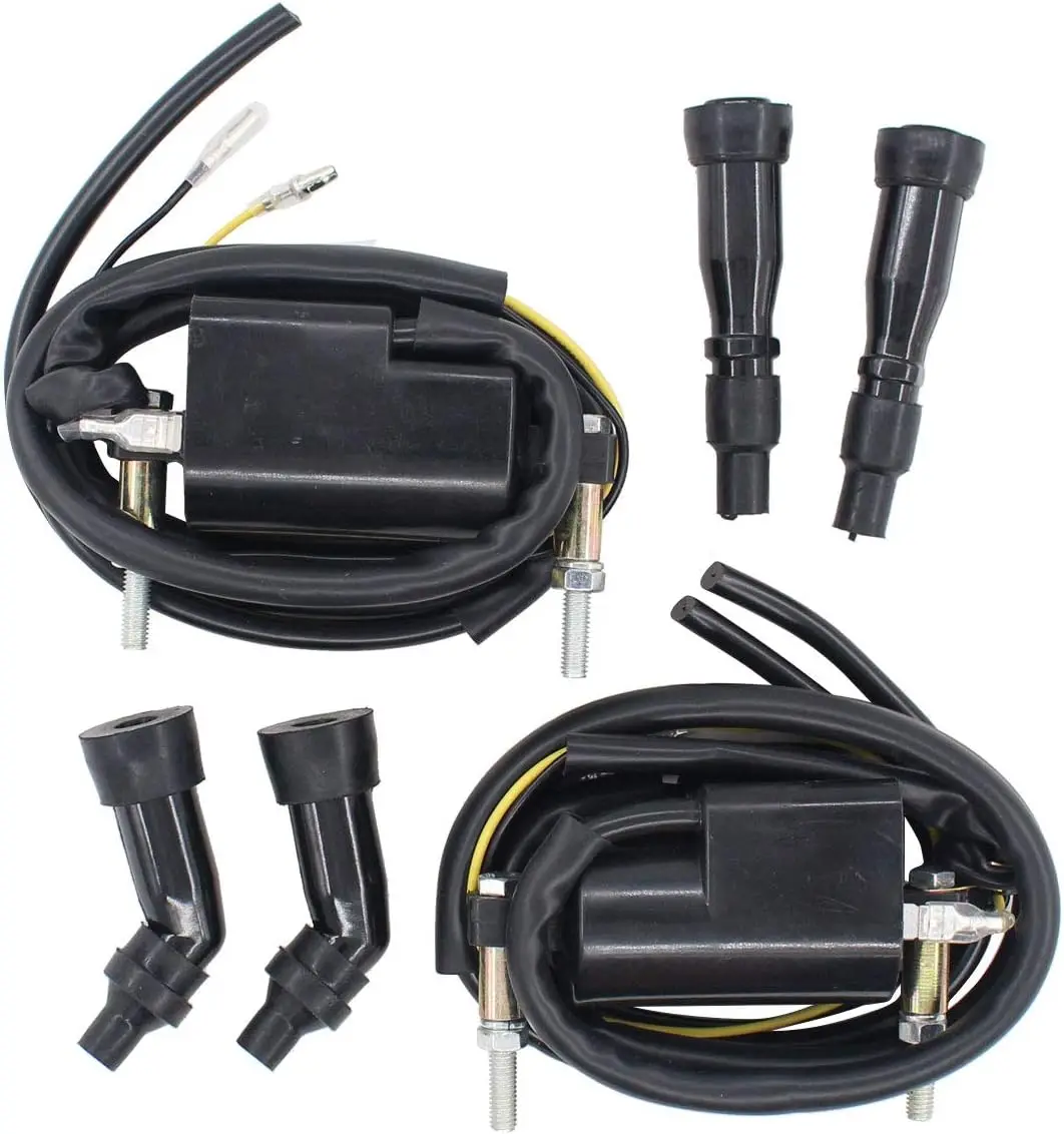 Pack of 2 12V Ignition Coil for Suzuki GSXR 750 GSXR 600 GS750 Bandit 1200 for Kawasaki Zephyr ZR550B ZZR1200 ZZR600 ZRX1100