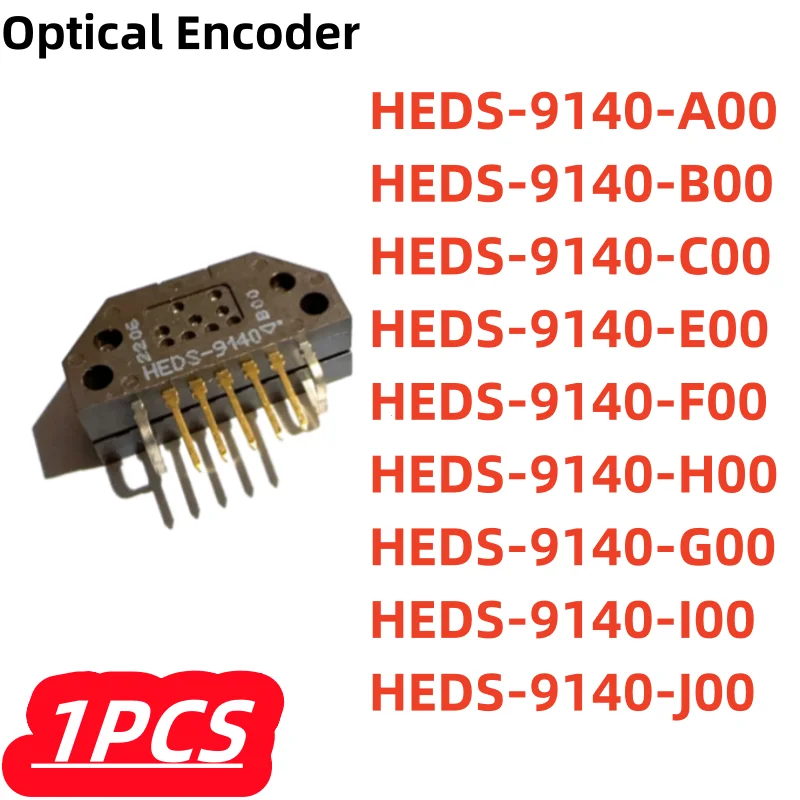 1Pcs/lot 100% New HEDS-9140 HEDS-9140-B00 A00 B00 C00 E00 F00 I00 J00 G00 H00 Optical encoder 1000 line ABZ phase Original