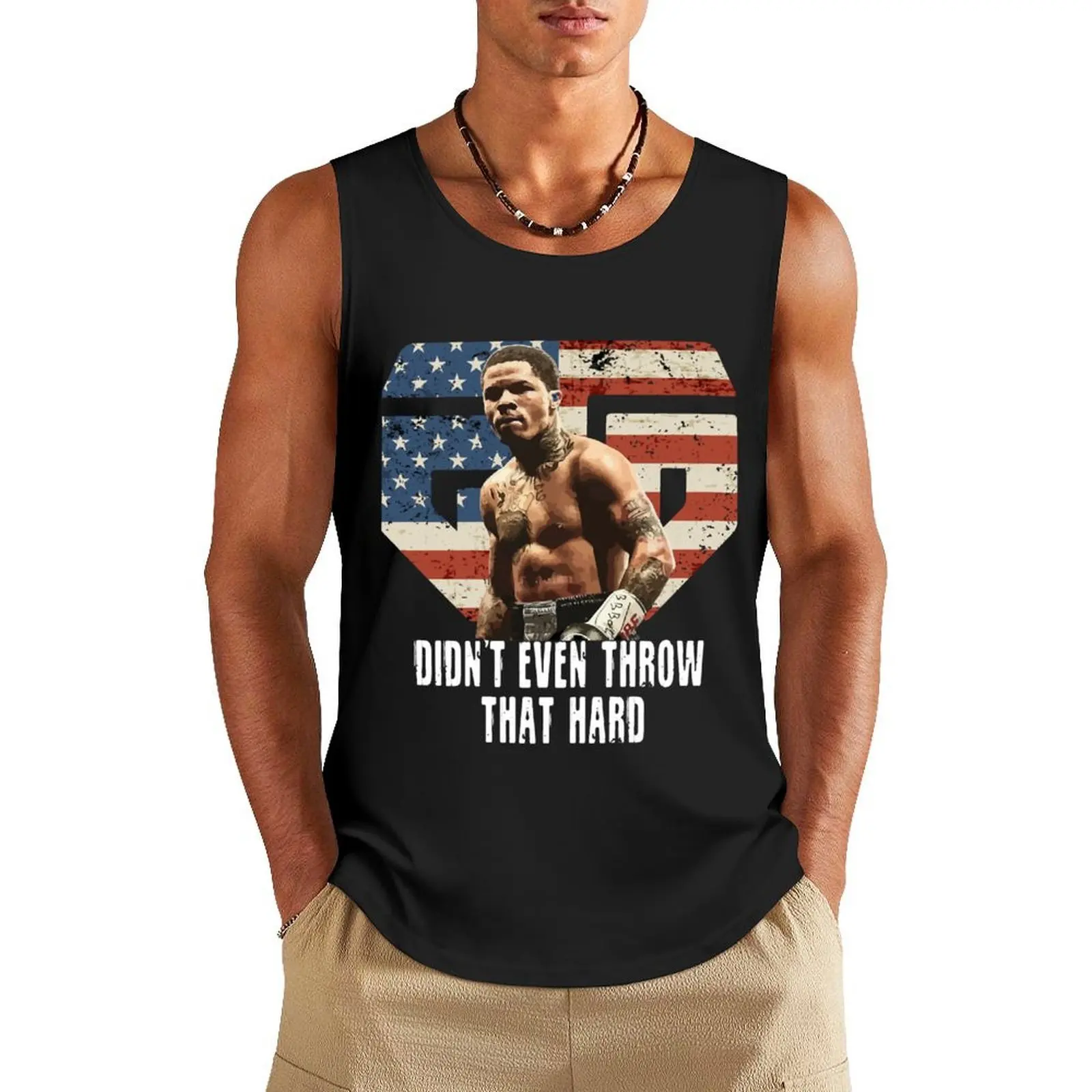 Gervonta Davis Team - GTD Merch Tank Top quick-drying t-shirt Sports shirt man Gym T-shirts for men Sleeveless T-shirt